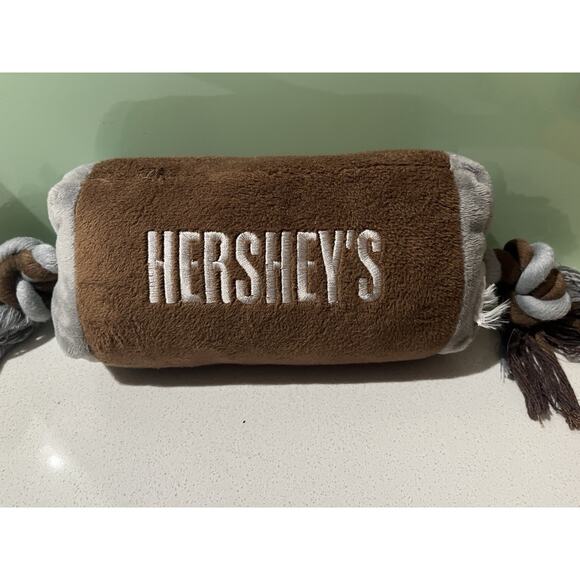 Hershey's Chocolate Brown and Grey Rope Chocolate Bar Dog Toy - Picture 2 of 6
